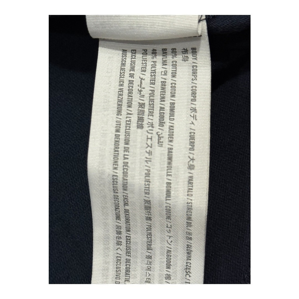 Abercrombie Kids Shirt Youth 15/16 Navy Blue Long Sleeve Crew Neck Logo Top - Picture 5 of 7
